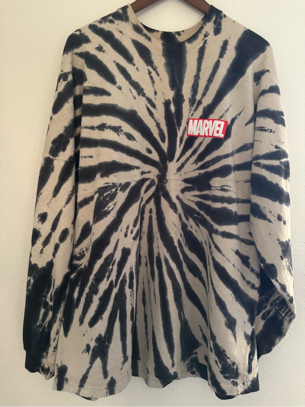Marvel Spirit Jersey Avengers Tie Dye Long Sleeve Shirt XXL